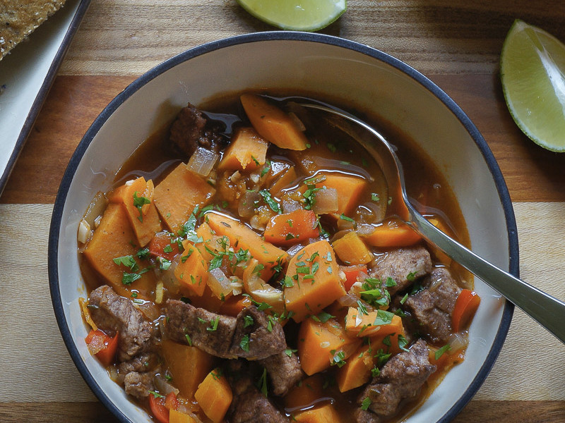 Jamaican Pork and Sweet Potato Stew