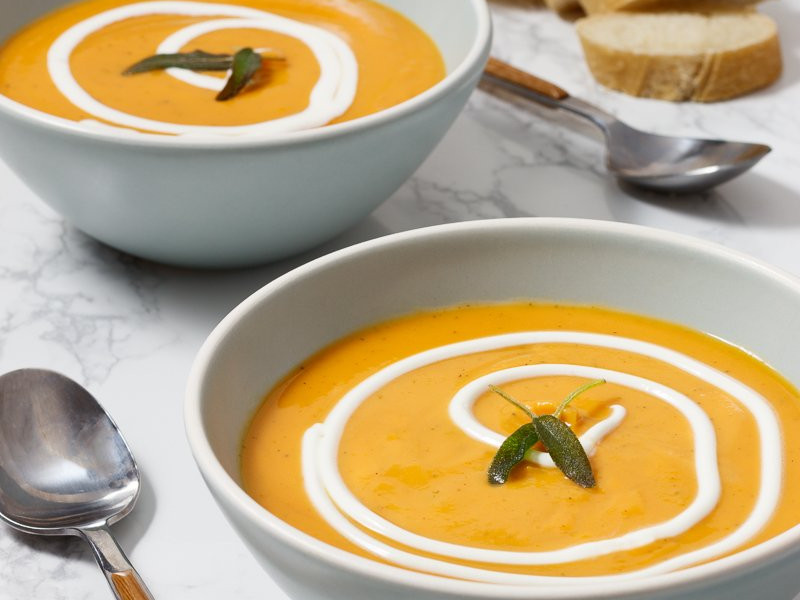 Sweet Potato Soup with Sage