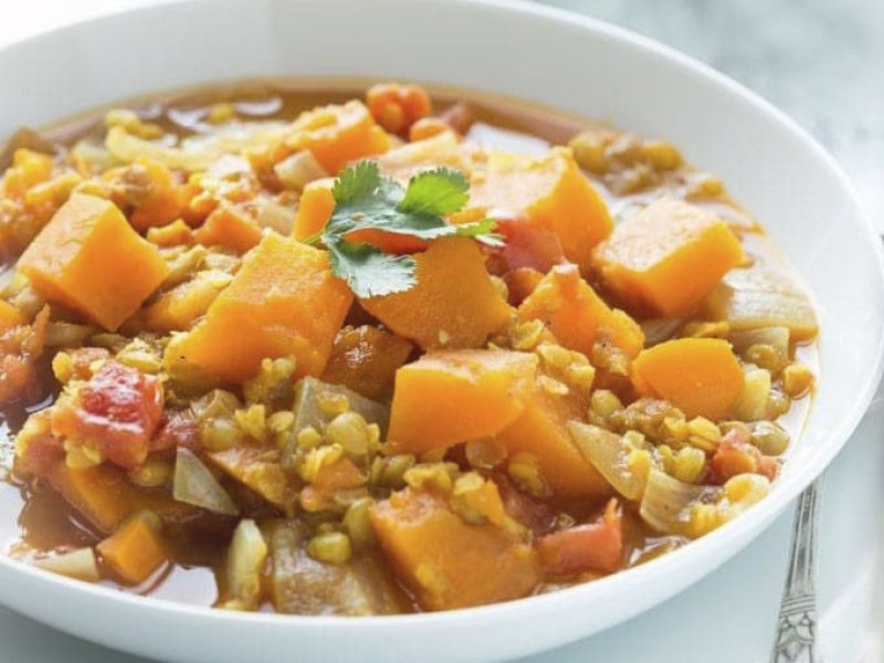 Easy Sweet Potato and Lentil Curry