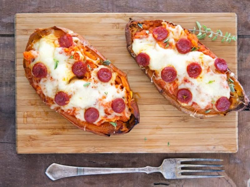 Recipe Info Pizza Sweet Potato Skins